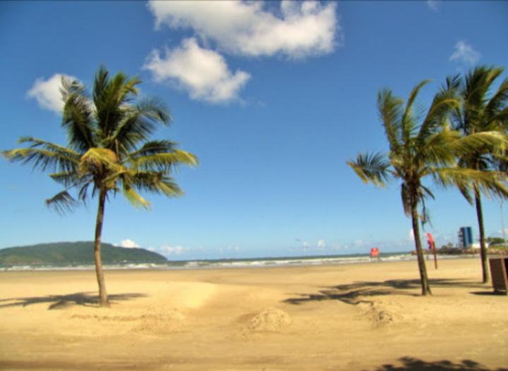 サントスApartamento Pe Na Areia Com Vista Mar E Wi-Fi Loftjl Com 01 Vaga De Garagem Sujeita A Disponibilidadeアパートメント エクステリア 写真